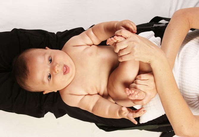 A massagem SHANTALA e o bebe do futuro