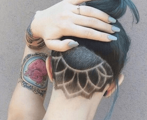 hidden hair tattoo